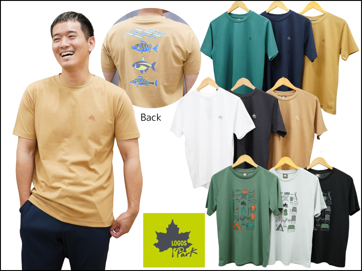 LOGOSパーク　メンズTシャツ　