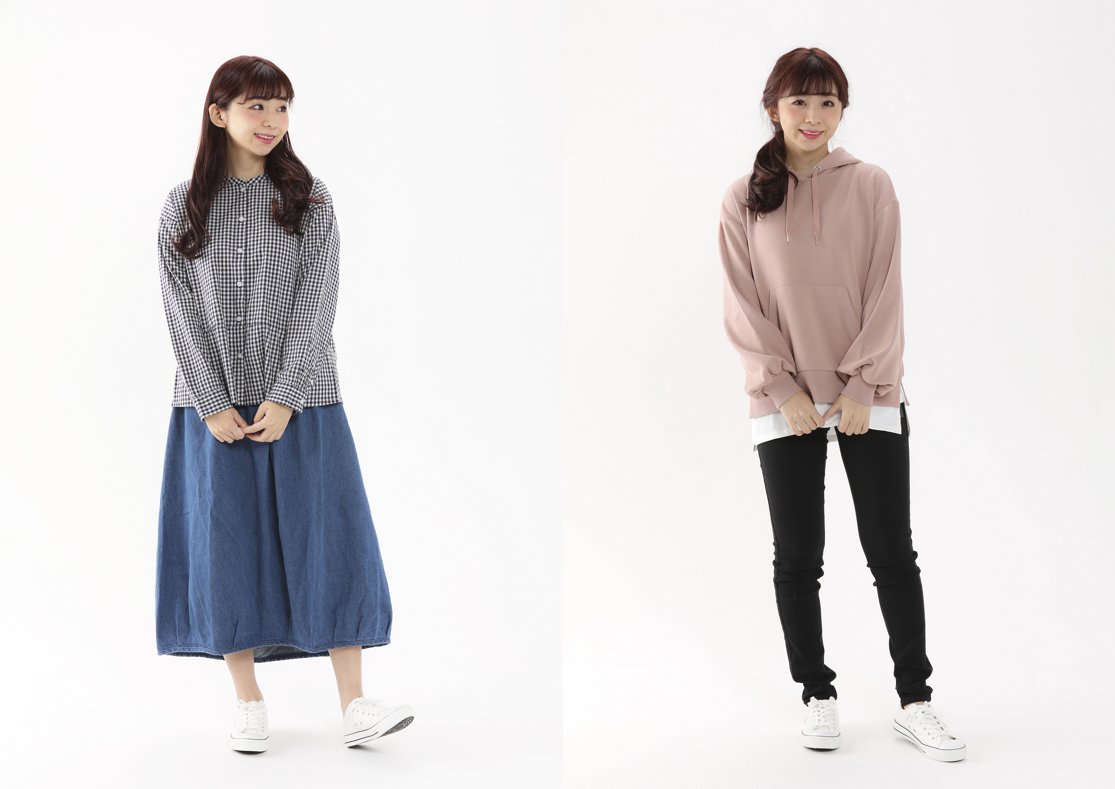春のファッションを先取り!スタンドカラーシャツやバルーンスカート、レイヤードトップスなどをチェック!