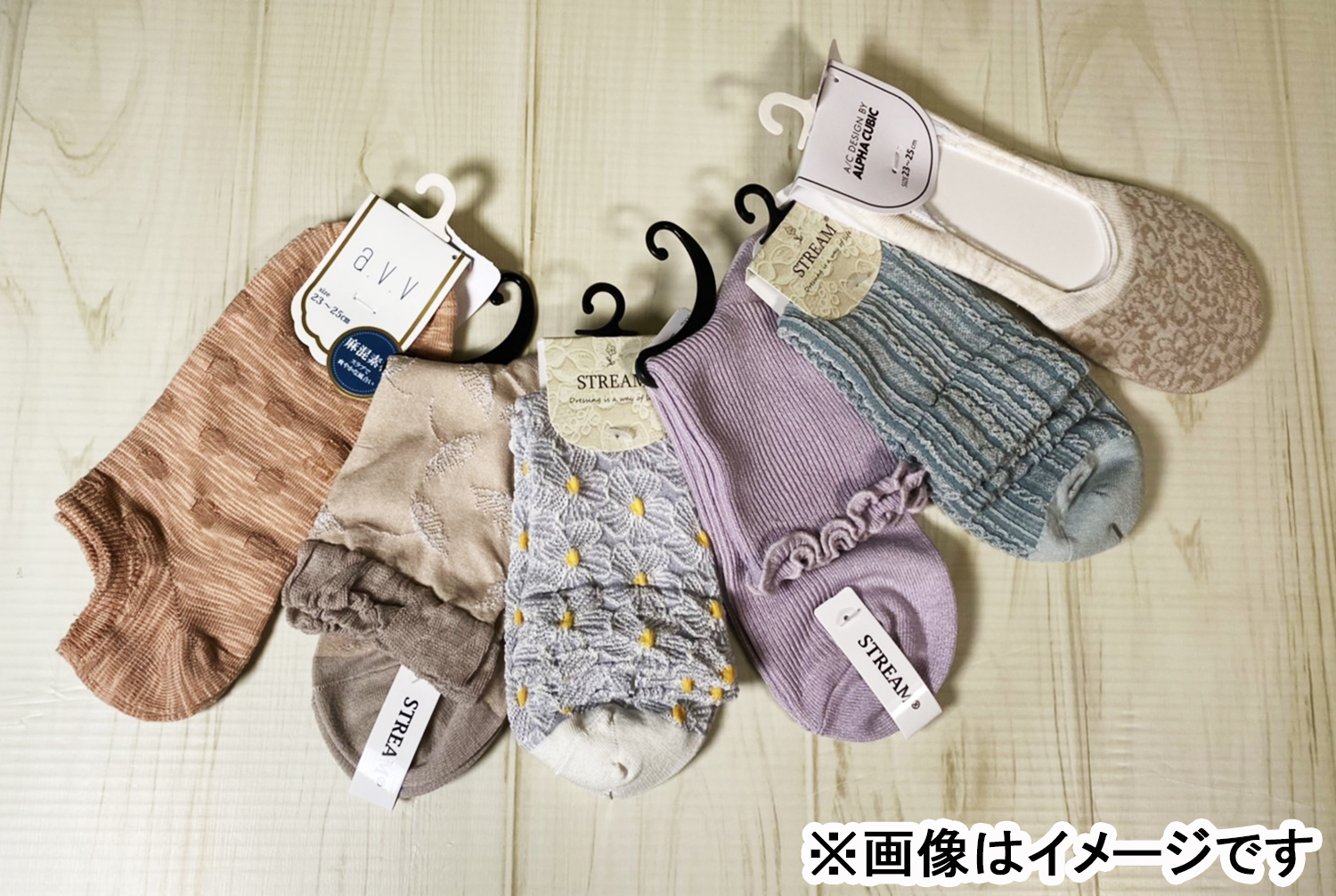 レディース 春物１Pソックス各種